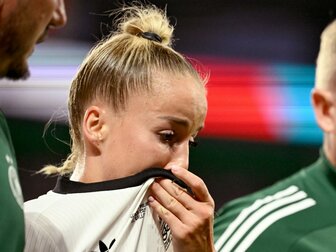 "Fliegen und tief fallen": Gwinn reagiert emotional auf EM-Aus "Fliegen und tief fallen": Gwinn reagiert emotional auf EM-Aus