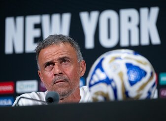 PSG-Coach Luis Enrique äußert sich zur Verletzung von Jamal Musiala. PSG-Coach Luis Enrique äußert sich zur Verletzung von Jamal Musiala.