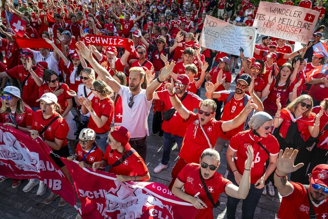 Nächster Festtag der Schweizer Fans in Bern.