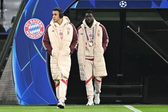 Fehlen lange verletzt: Jamal Musiala (l) und Alphonso Davies Fehlen lange verletzt: Jamal Musiala (l) und Alphonso Davies
