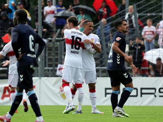 Nach Unwetter: Stuttgart besiegt Celta Vigo