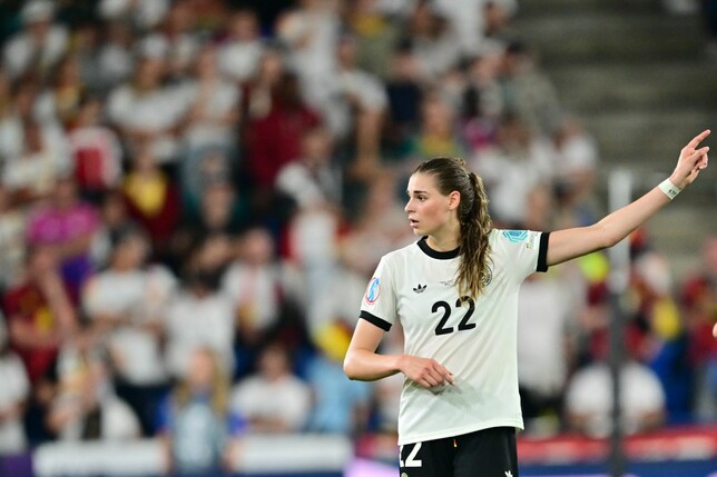 Jule Brand gehört zum Team des Turniers der Frauen-EM 2025. 