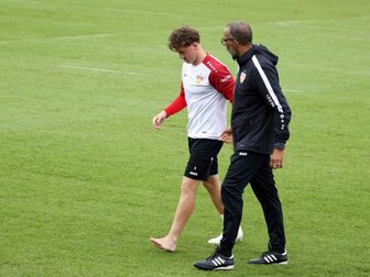 Stuttgart: Außenband-Teilriss bei Stiller Stuttgart: Außenband-Teilriss bei Stiller