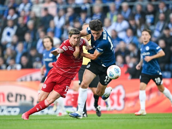 Aufsteiger Bielefeld schießt dezimierte Düsseldorfer ab
