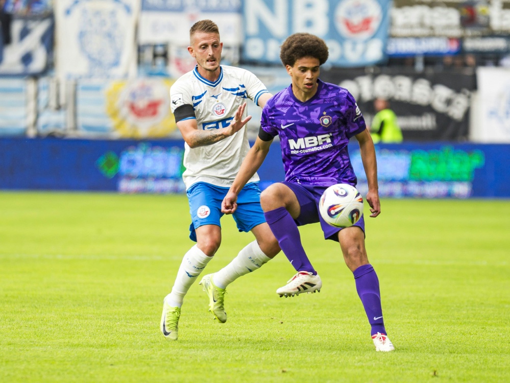 3. Liga: Siebtes Remis - Aue gegen Rostock endet torlos