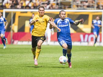 Nach 18 Jahren: Magdeburg gewinnt "Elb-Clasico" in Dresden Nach 18 Jahren: Magdeburg gewinnt "Elb-Clasico" in Dresden