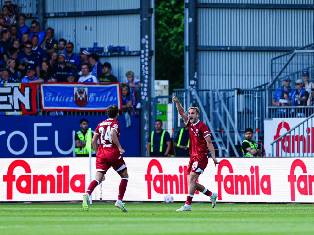 Aufsteiger weiter oben auf: Bielefeld schlägt auch Kiel