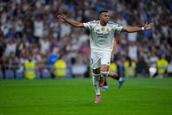 Kylian Mbappé trifft zum Auftaktsieg von Real Madrid. Kylian Mbappé trifft zum Auftaktsieg von Real Madrid.