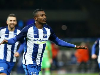 Kalou erzielte per Elfmeter das Siegtor der Hertha (Quelle: PIXATHLON/SID) Kalou erzielte per Elfmeter das Siegtor der Hertha (Quelle: PIXATHLON/SID)