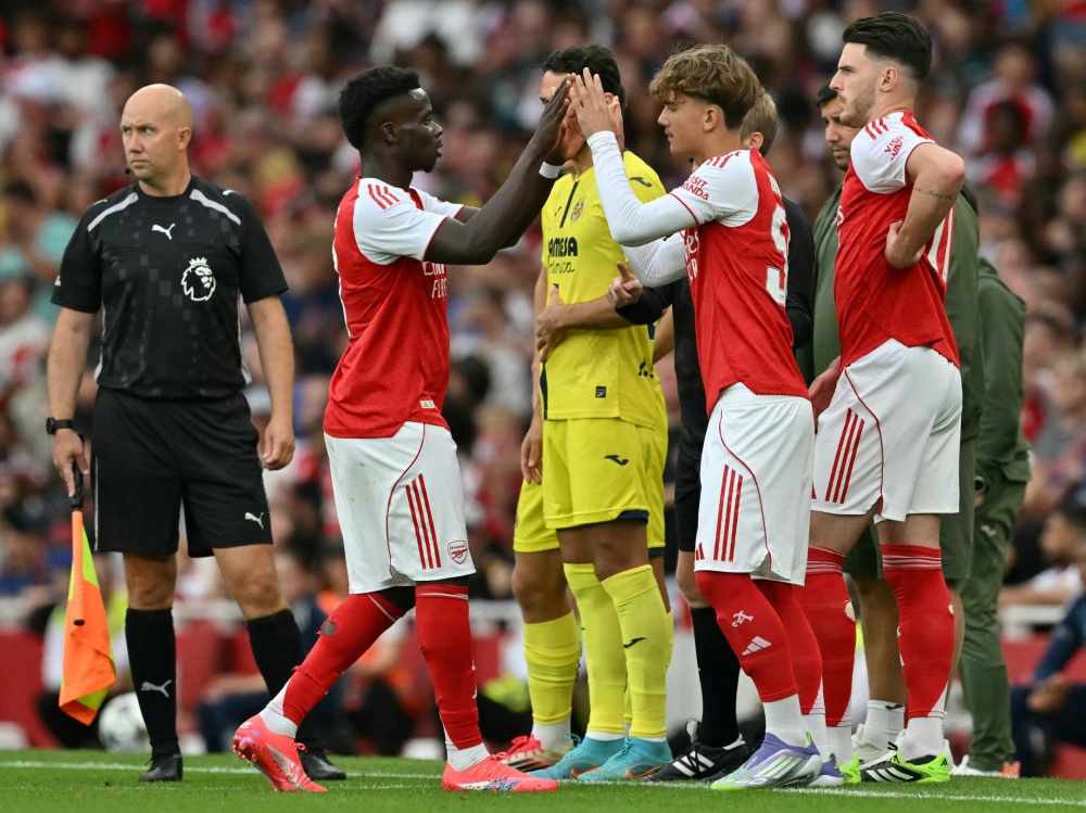 Arsenal an der Spitze - mit einem 15-Jährigen