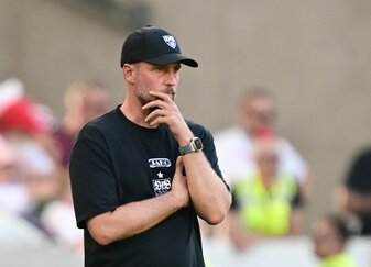 Für den VfB und Trainer Sebastian Hoeneß beginnt die Mission Titelverteidigung in Braunschweig. Für den VfB und Trainer Sebastian Hoeneß beginnt die Mission Titelverteidigung in Braunschweig.
