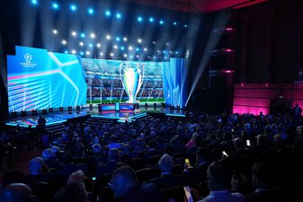 Die Auslosung der Champions-League-Ligaphase fand auch in diesem Jahr wieder in Monaco statt Die Auslosung der Champions-League-Ligaphase fand auch in diesem Jahr wieder in Monaco statt