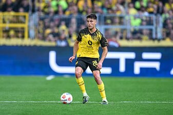 Solides BVB-Debüt für Aaron Anselmino. Foto: Frederic Scheidemann/Getty Images Solides BVB-Debüt für Aaron Anselmino. Foto: Frederic Scheidemann/Getty Images