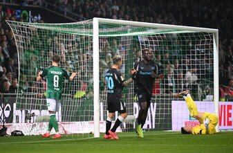 Victor Boniface: Bisher gegen, künftig für Werder. Foto: Stuart Franklin/Getty Images Victor Boniface: Bisher gegen, künftig für Werder. Foto: Stuart Franklin/Getty Images