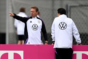 Julian Nagelsmann bereitet das DFB-Team auf die WM-Quali vor. Julian Nagelsmann bereitet das DFB-Team auf die WM-Quali vor.