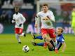 Werner droht nach seiner Schwalbe keine Strafe vom DFB (Quelle: FIRO/SID)
<br>© 2016 SID