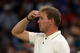 Julian Nagelsmann schrieb mit dem 0:2 in der Slowakei ungewollt DFB-Geschichte.  Julian Nagelsmann schrieb mit dem 0:2 in der Slowakei ungewollt DFB-Geschichte.
