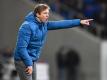 Trainer Julian Nagelsmann ist mit Hoffenheim in dieser Saison noch ungeschlagen. Foto: Uwe Anspach
<br>dpa-infocom GmbH