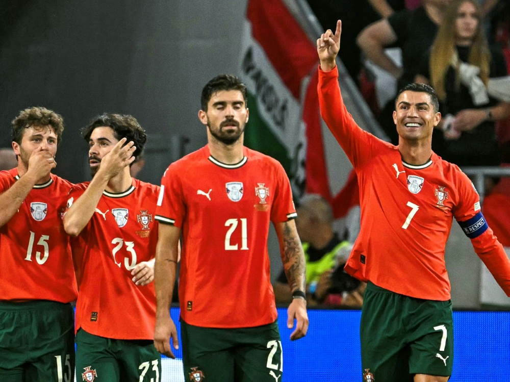 Auch Ronaldo trifft: Portugal vermeidet Ausrutscher