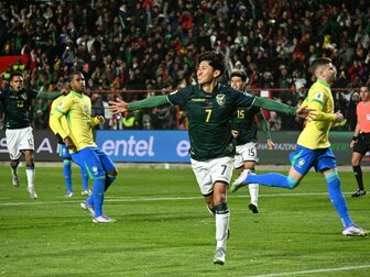 Sieg gegen Brasilien: Bolivien erreicht WM-Play-offs Sieg gegen Brasilien: Bolivien erreicht WM-Play-offs