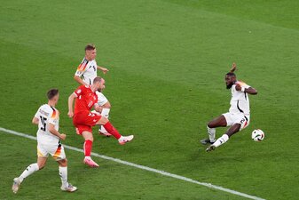 Christian Eriksen beim EM-Spiel gegen Deutschland. Christian Eriksen beim EM-Spiel gegen Deutschland.