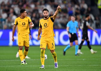 Ramy Bensebaini verwandelte den Elfmeter zum zwischenzeitlichen 4:2 gegen Juventus. | Foto: Valerio Pennicino/Getty Image Ramy Bensebaini verwandelte den Elfmeter zum zwischenzeitlichen 4:2 gegen Juventus. | Foto: Valerio Pennicino/Getty Image
