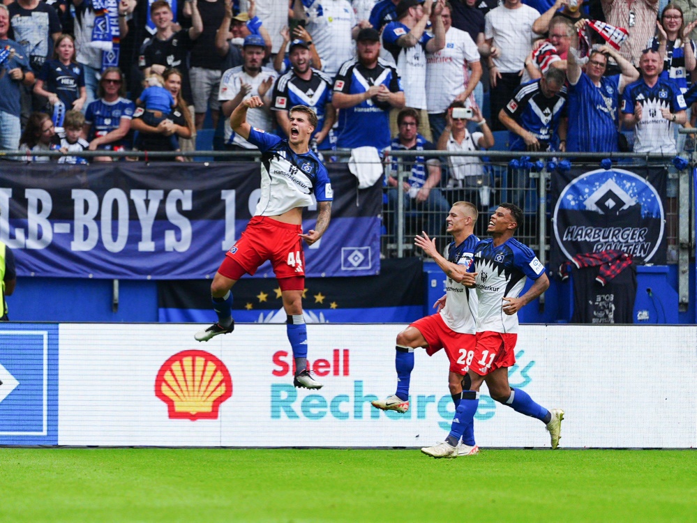 Nach 2688 Tagen: HSV feiert Bundesliga-Sieg