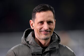 Dino Toppmöller ist seit 2023 Trainer von Eintracht Frankfurt. | Foto: Alex Grimm/Getty Images Dino Toppmöller ist seit 2023 Trainer von Eintracht Frankfurt. | Foto: Alex Grimm/Getty Images