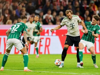 Doppelpack gegen Werder: Kane mit Europarekord Doppelpack gegen Werder: Kane mit Europarekord