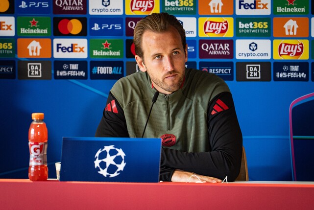 Harry Kane glaubt nicht, dass Bayern ein Underdog in der Champions League ist. | Foto: FC Bayern München-Pool/Getty Images