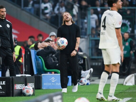 4:6 gegen Frankfurt: Gladbach rutscht ans Tabellenende