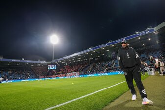 Fortuna-Cheftrainer Daniel Thioune. Fortuna-Cheftrainer Daniel Thioune.