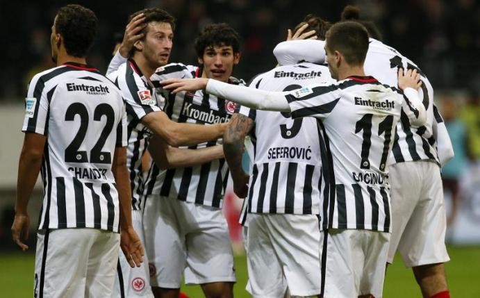 Eintracht Frankfurt will auch gegen Hoffenheim drei Punkte holen. Foto: Ronald Wittek
<br>dpa-infocom GmbH