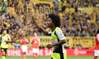 Karim Adeyemi hatte zuletzt viel Grund zur Freude. Karim Adeyemi hatte zuletzt viel Grund zur Freude.