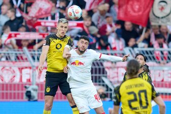 Harter Fight auf Augenhöhe: Dortmund und Leipzig spielen 1:1 Harter Fight auf Augenhöhe: Dortmund und Leipzig spielen 1:1