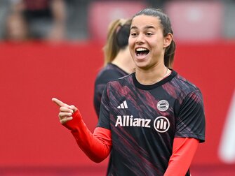 Nationalspielerin Lena Oberdorf und der FC Bayern: Champions League als große Herausforderung (Archivbild) Nationalspielerin Lena Oberdorf und der FC Bayern: Champions League als große Herausforderung (Archivbild)