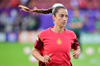 Macht nach über zwölf Jahren Schluss in der DFB-Auswahl: Sara Däbritz. (Archivbild) Macht nach über zwölf Jahren Schluss in der DFB-Auswahl: Sara Däbritz. (Archivbild)