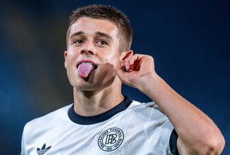 Traf dreifach gegen Lettland: 
Nicolo Tresoldi.