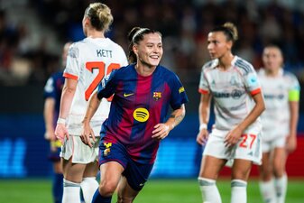 Barcelona und Claudia Pina drehen gegen die Bayern auf Barcelona und Claudia Pina drehen gegen die Bayern auf