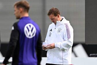 Julian Nagelsmann muss in der WM-Qualifikation unerwartet rechnen. Julian Nagelsmann muss in der WM-Qualifikation unerwartet rechnen.