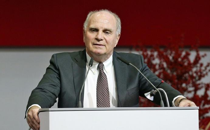 Hoeneß ist für die Abschaffung der 50+1-Regel (Quelle: FIRO/SID)