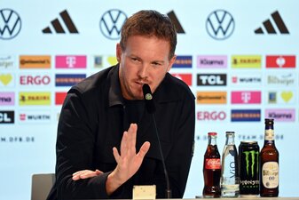 Julian Nagelsmann berichtet über seine Torwart-Pläne. Julian Nagelsmann berichtet über seine Torwart-Pläne.