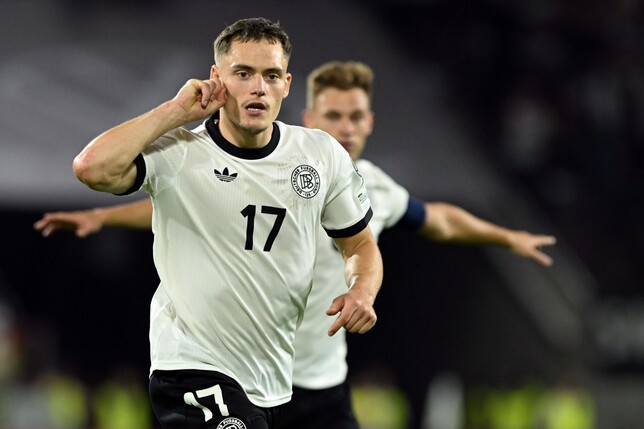 Florian Wirtz jubelt über sein Tor gegen Nordirland (Archivbild). 