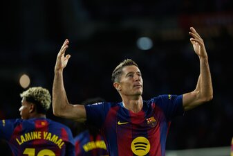 Für Robert Lewandowski könnte in Barcelona bald Schluss sein. (Archivbild) Für Robert Lewandowski könnte in Barcelona bald Schluss sein. (Archivbild)