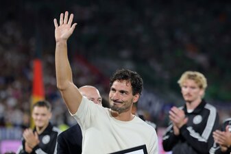 Im September wurde Mats Hummels vom Nationalteam verabschiedet. (Archivbild) Im September wurde Mats Hummels vom Nationalteam verabschiedet. (Archivbild)