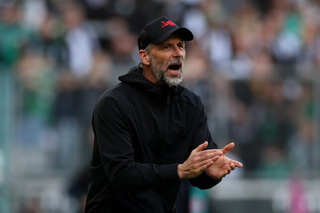 Das 0:1 bei seinem Ex-Verein Borussia Mönchengladbach war für Marco Rose das letzte Spiel bei RB Leipzig vor seiner Entlassung. Foto: Lars Baron/Getty Images