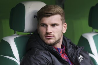 WOLFSBURG, GERMANY - SEPTEMBER 27: Timo Werner of RB Leipzig looks on prior to the Bundesliga match between VfL Wolfsburg and RB Leipzig at Volkswagen Arena on September 27, 2025 in Wolfsburg, Germany WOLFSBURG, GERMANY - SEPTEMBER 27: Timo Werner of RB Leipzig looks on prior to the Bundesliga match between VfL Wolfsburg and RB Leipzig at Volkswagen Arena on September 27, 2025 in Wolfsburg, Germany
