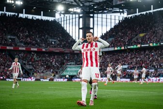 Lässt sich in Köln feiern: Said El Mala. Lässt sich in Köln feiern: Said El Mala.