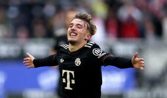 Lennart Karl vom FC Bayern München ist derzeit in aller Munde. Foto Dean Mouhtaropoulos/Getty Images Lennart Karl vom FC Bayern München ist derzeit in aller Munde. Foto Dean Mouhtaropoulos/Getty Images