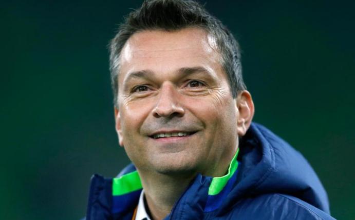 Christian Heidel bereut seinen Wechsel zum FC Schalke 04 bisher keine Sekunde. Foto: Ina Fassbender
<br>dpa-infocom GmbH